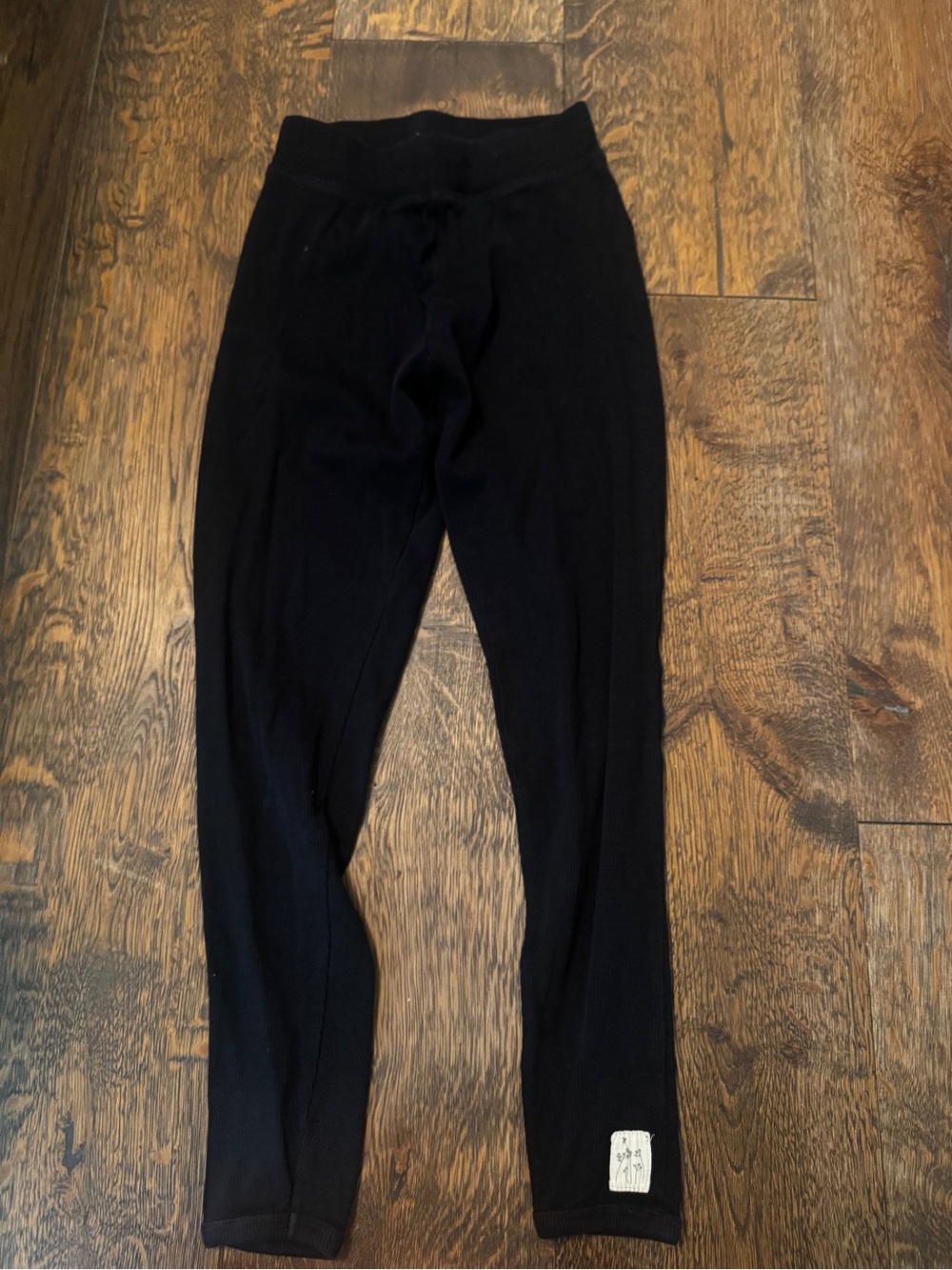 Kids Zara Black Knit Leggings - Picture 1 of 1